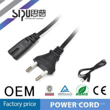 SIPU Factory price euro power cord laptop power cords ac power cord 2 pin cable